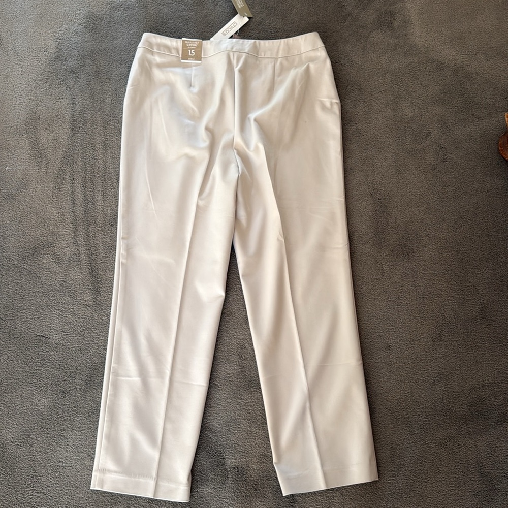 Chicos Slimming Tan Trousers - Picture 2 of 4